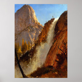 Póster Cascada Liberty Cap Yosemite Park 1873