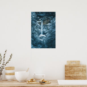 Póster Cascada mágica Peričnik en Mojstrana, Eslovenia
