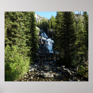 Póster Cascada Oculta en el Parque Nacional Grand Teton