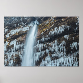 Póster Cascada Peričnik en Mojstrana, Eslovenia