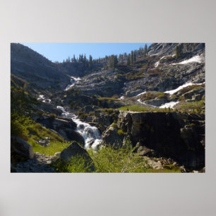 Póster Cascada Tokopah I en el Parque Nacional Sequoia