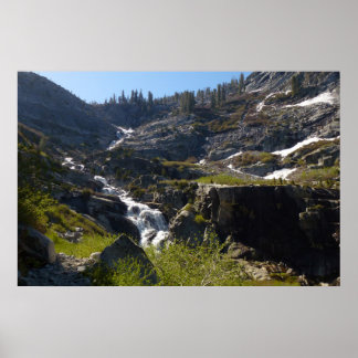 Póster Cascada Tokopah I en el Parque Nacional Sequoia