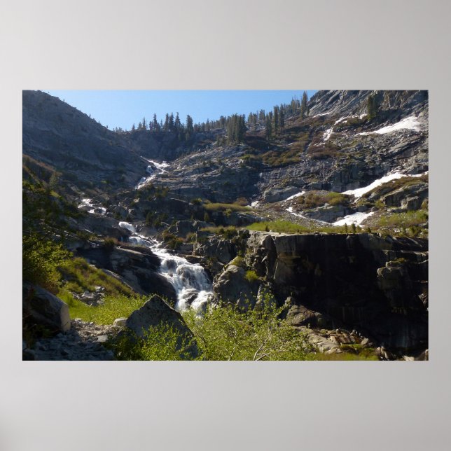 Póster Cascada Tokopah I en el Parque Nacional Sequoia (Frente)