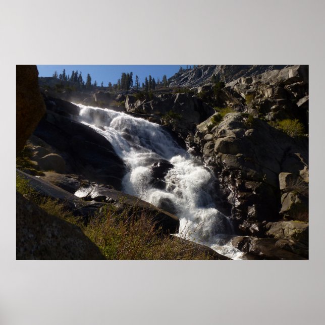 Póster Cascada Tokopah II en el Parque Nacional Sequoia (Frente)