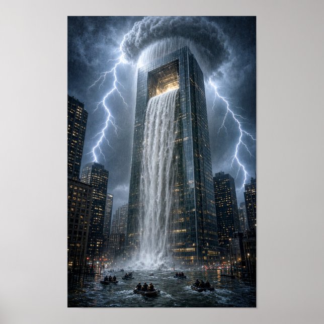 Póster Cascada Urbana (Frente)