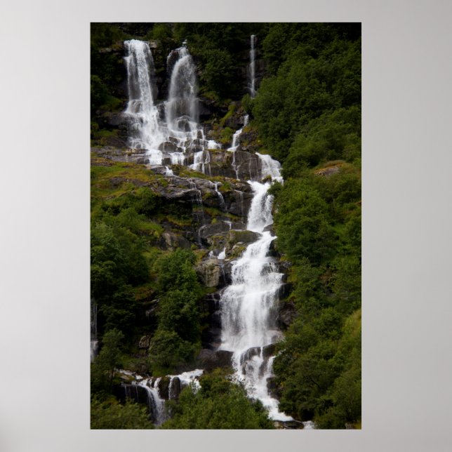 Póster Cascada Volefossen (Frente)
