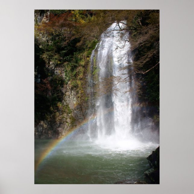 Póster Cascada y Poster arcoiris (Frente)