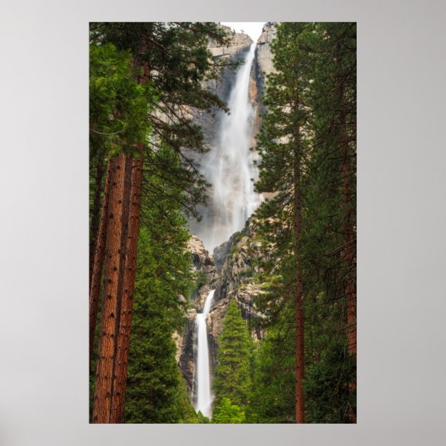 Póster Cascada Yosemite, California (Frente)