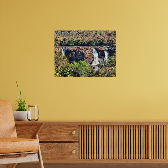 Póster Cascadas de Athirappilly, Panchayath, Kerala, Indi (Salón 2)