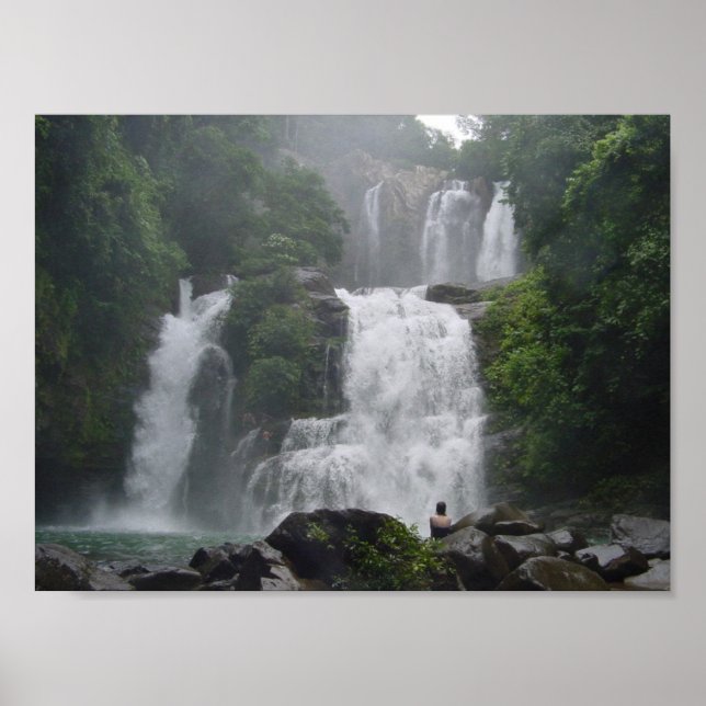 Póster Cascadas de Costa Rica (Frente)