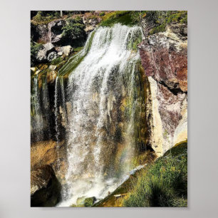 Póster Cascadas de Creek de Paulina, Oregón