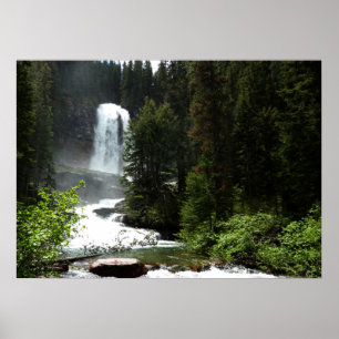 Póster Cascadas de Virginia en el Parque Nacional Glacier