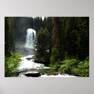 Póster Cascadas de Virginia en el Parque Nacional Glacier