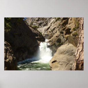 Póster Cascadas del río Rugiente en el Parque Nacional Ki