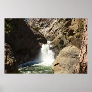Póster Cascadas del río Rugiente en el Parque Nacional Ki