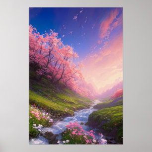 Póster Cascadas encantadas