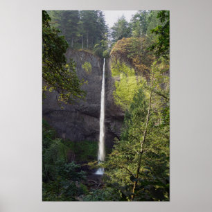 Póster Cascadas Latournell, desfiladero del río Columbia,