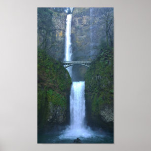 Póster Cascadas Multnomah, O