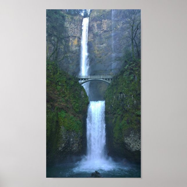 Póster Cascadas Multnomah, O (Frente)