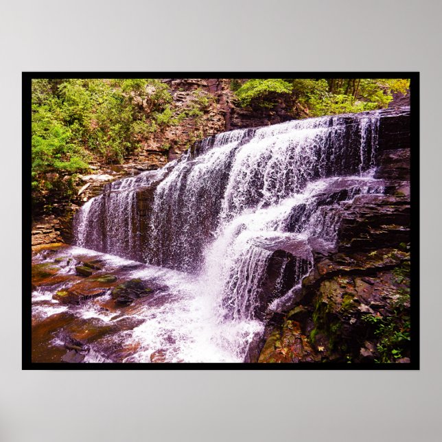 PÓSTER CASCADILLA GORGE ITHACA NUEVA YORK (Frente)