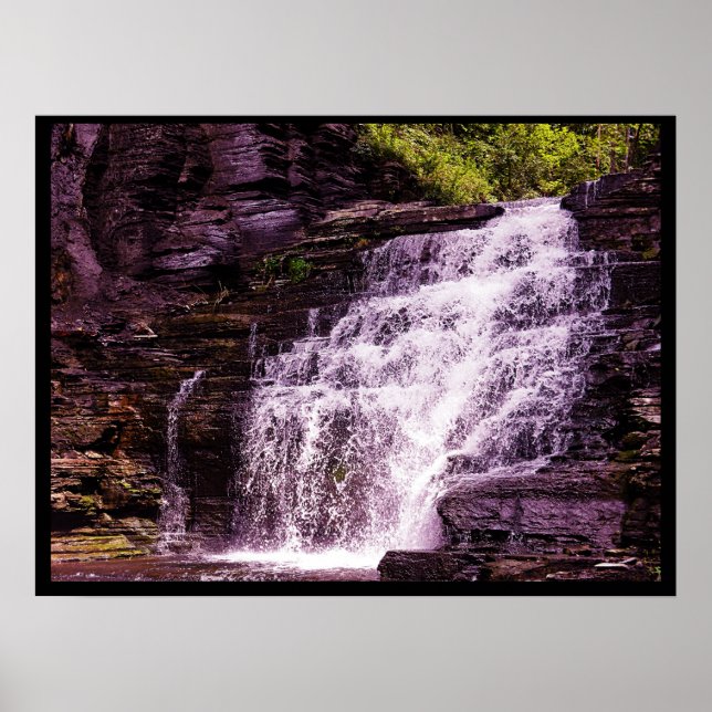 PÓSTER CASCADILLA GORGE ITHACA NUEVA YORK (Frente)