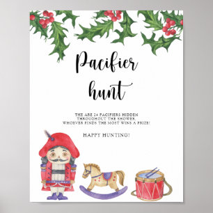 Póster Cascanueces - cartel de juego para baby shower caz