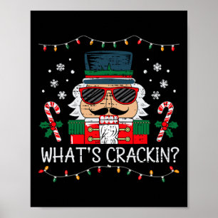 Póster Cascanueces de Navidad Whats Crackin Divertida Cam