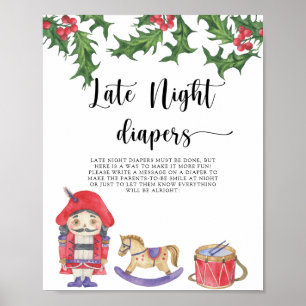 Póster Cascanueces - Juego de pañales de noche