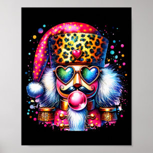 Póster Cascanueces Lindo Soplando Chicle Nk Navidad Pa