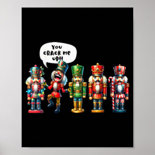 Póster Cascanueces Me Haces Reír Humor Divertido De Navid