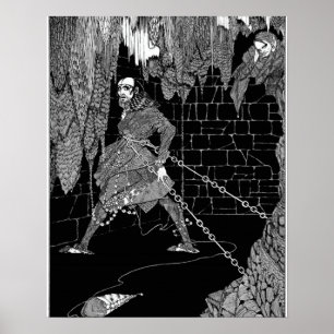 Póster Cáscara de Amontillado de Edgar Allan Poe