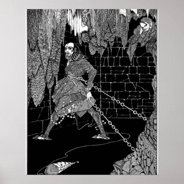 Póster Cáscara de Amontillado de Edgar Allan Poe (Frente)