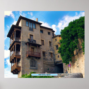 Póster Casco antiguo, España