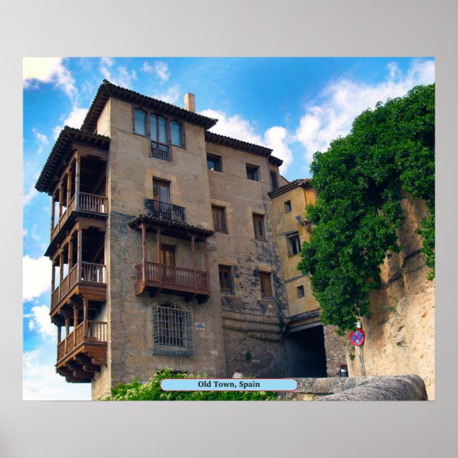 Póster Casco antiguo, España (Frente)