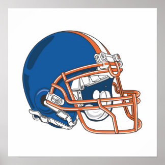 Póster Casco azul