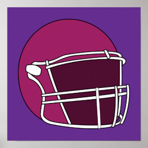 Póster Casco de Fútbol Americano