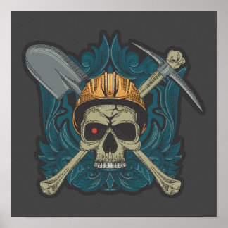 Póster Casco del Día del Trabajo
