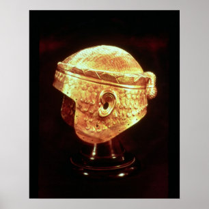 Póster Casco del electro de rey Mes-Kalem-Cavar