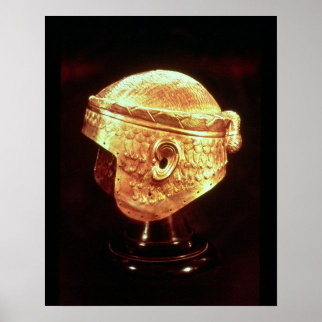 Póster Casco eléctrico del rey Mes-Kalem-Dug (Frente)
