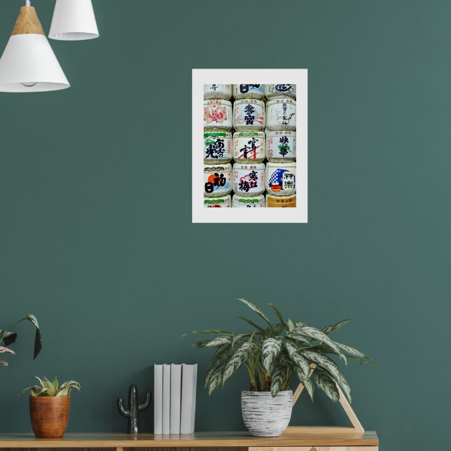 Póster Cascos de sake del santuario de Ise: Japón (Salón 1)