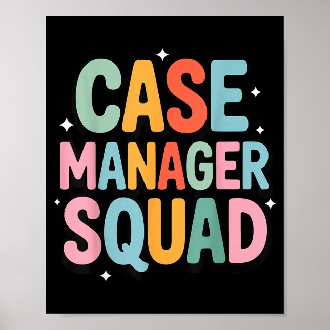 Póster Case Manager Squad  (Frente)