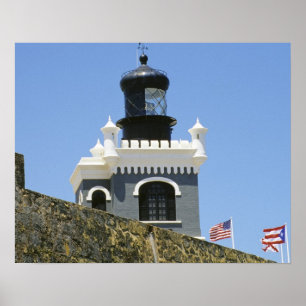 Póster Casellada gris de Fuerte San Felipe del Morro
