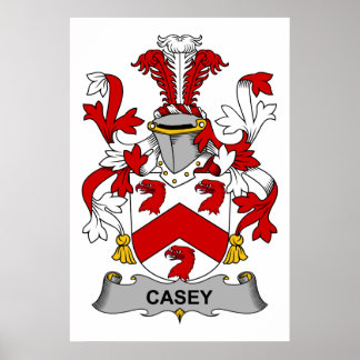 Póster Casey Family Crest