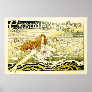 Póster CASINO DE CABOURG Paris Henri Privat Livemont Art