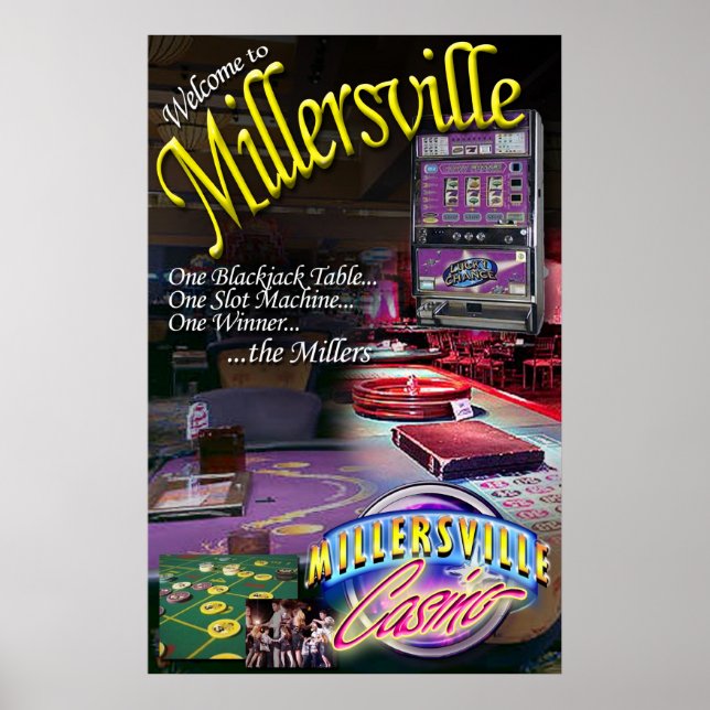 Póster Casino Millersville (Frente)