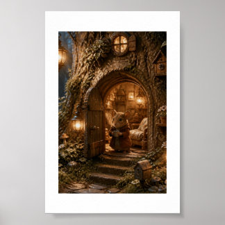 Póster Casita del ratón pequeño