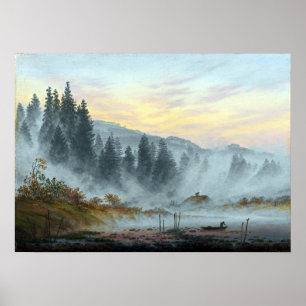 Póster Caspar David Friedrich Los tiempos de la mañana de