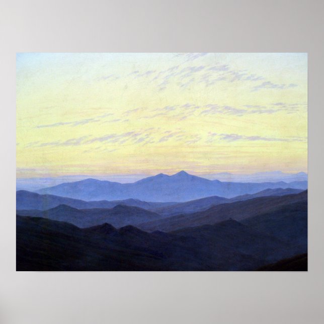 Póster Caspar David Friedrich Riesengebirge (Frente)