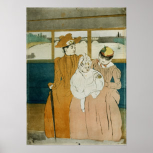 Póster Cassatt - En Omnibus