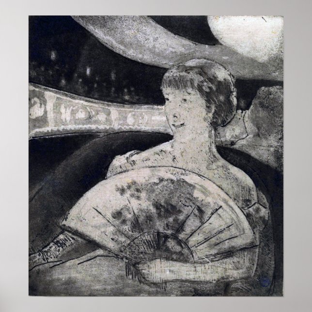 Póster Cassatt - En palco de ópera (Frente)